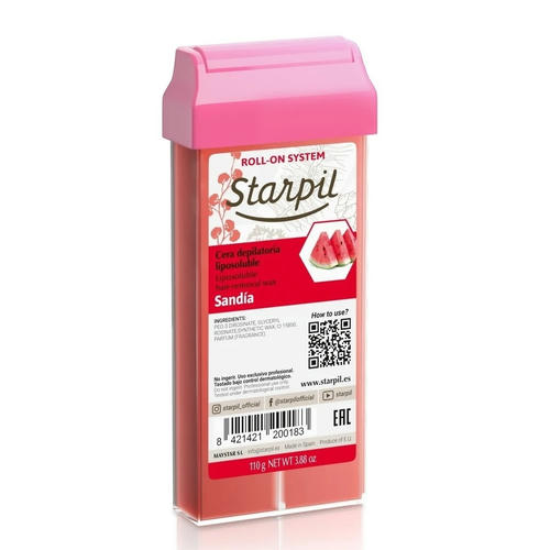 STARPIL, Воск в картридже Арбуз (прозрачный), 110 гр