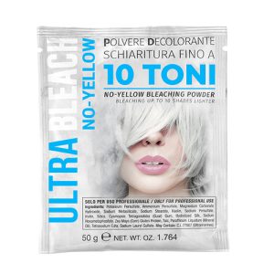 KAYPRO, Обесцвечивающая пудра до 10 тонов с антижёлтым эффектом Ultra Bleach No Yellow, 50 гр