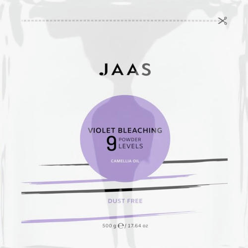 JAAS, Порошок осветляющий для волос Violet Bleaching Powder 9 Levels, 500 гр