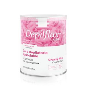 DEPILFLAX, Воск теплый в банке Розовый (плотный), 800 мл
