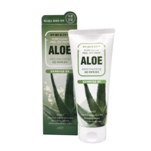 JIGOTT, Маска-плёнка для лица на основе экстракта алоэ Aloe Pure Clean Peel Off Pack, 180 мл