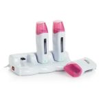 STARPIL, Комплект: 3 нагревателя для воска в картридже с базой, 1 шт