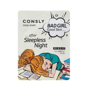 CONSLY, Тканевая маска после бессонной ночи Bad Girl - Good Skin After Sleepless Night Mask Sheet, 23 мл