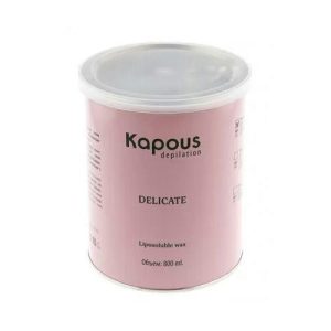 KAPOUS, Жирорастворимый воск с оксидом цинка в банке Depilation, 800 мл