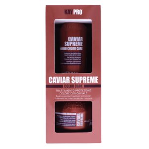 KAYPRO, Набор для окрашенных волос защита цвета шампунь+маска Caviar Supreme, 100/100 мл