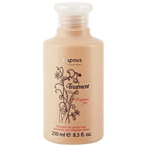 KAPOUS, Шампунь для жирных волос Fragrance Free Treatment, 250 мл