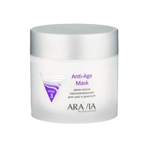 ARAVIA, Крем-маска омолаживающая для шеи декольте Anti-Age Mask Face, 300 мл