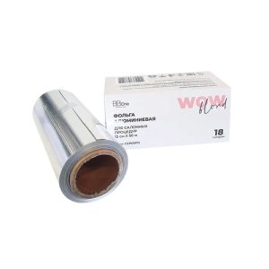 BB ONE, Фольга алюминиевая WOW Blond, 18 микр., серебристая, 12 см х 50 м