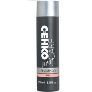 C:EHKO, Шампунь SOS для осветленных, обесцвеченных и вьющихся волос Care, 250 мл