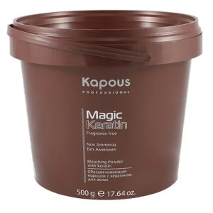 KAPOUS, Обесцвечивающий порошок с кератином Magic Keratin, 500 гр