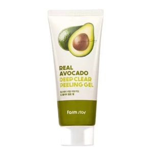 FARMSTAY, Отшелушивающий пилинг-гель с экстрактом авокадо Real Avocado Deep Clear Peeling Gel, 100 мл