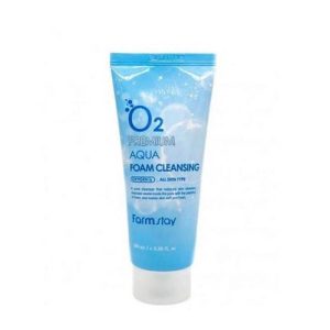 FARMSTAY, Кислородная увлажняющая пенка для умывания O2 Premium Aqua Foam Cleansing, 100 мл