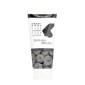 FARMSTAY, Пенка для умывания и глубокой очистки пор с углем Charcoal Pure Cleansing Foam, 180 мл