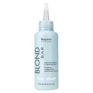 KAPOUS, Средство с эффектом осветления волос «Oops...Blond!» Blond Bar, 125 мл
