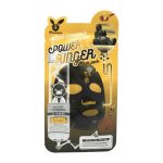 ELIZAVECCA, Тканевая маска c древесным углем и медом Power Ringer Mask Pack Black Charcoal Honey Deep, 1 шт