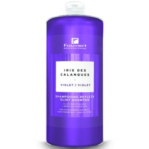 FAUVERT, Шампунь для окрашенных волос Фиолетовый Ирис на скалах Каланки Reflets, 1000 мл