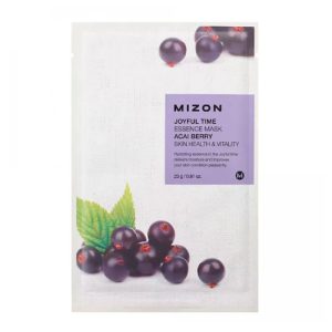 MIZON, Тканевая маска для лица с экстрактом ягод асаи Joyful Time Essence Mask Acai Berry, 1 шт
