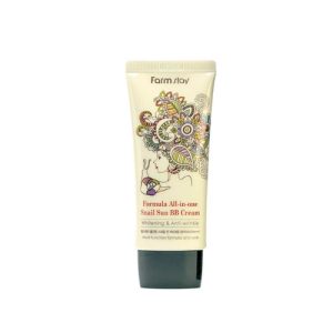 FARMSTAY, Улиточный солнцезащитный ВВ-крем Formula All-In-One Snail Sun BB Cream SPF50+/PA+++, 50 г