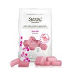 STARPIL, Воск горячий в брикетах в пакете Розовый (плотный +++), 1000 гр