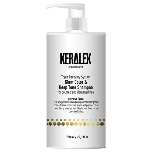 PROTOKERATIN, Шампунь дуо-сияние и защита цвета Keralex Glam Color & Keep Tone Shampoo, 750 мл