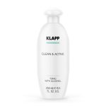 KLAPP, Тоник для лица со спиртом Clean & Active, 250 мл