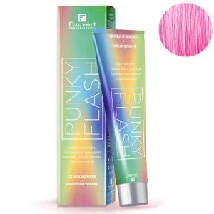 FAUVERT, Прямой краситель с Абиссинским маслом и Витаминами Punky Flash Rose, 100 мл