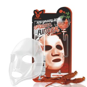 ELIZAVECCA, Маска для лица тканевая RED GINSENG DEEP, POWER RING MASK PACK, 23 мл