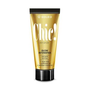 SOLEO, Ускоритель загара с частицами золота Chic! Black & Gold, 150 мл