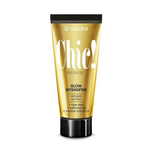 SOLEO, Ускоритель загара с частицами золота Chic! Black & Gold, 150 мл