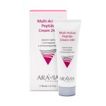 ARAVIA, Мульти-крем для лица с пептидами и антиоксидантным комплексом Multi-Action Peptide Cream Face, 50 мл