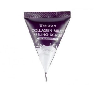 MIZON, Молочный пилинг-скраб для лица с коллагеном Collagen Milky Peeling Scrub, 7 гр