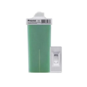 KAPOUS, Жирорастворимый воск зеленый с хлорофиллом в картридже с мини роликом Depilation, 100 мл