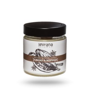 LEVRANA, Массажная свеча КАКАО & КОРИЦА, 200 мл