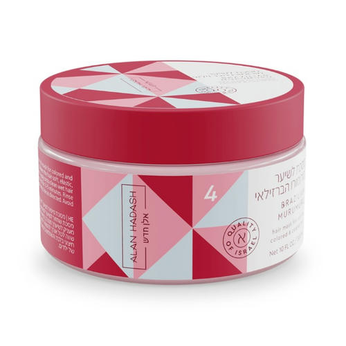 ALAN HADASH, Маска для окрашенных и жестких непослушных волос Brazilian Murumuru, 300 мл