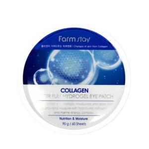 FARMSTAY, Гидрогелевые патчи с коллагеном Collagen Water Full Hydrogel Eye Patch, 60 шт