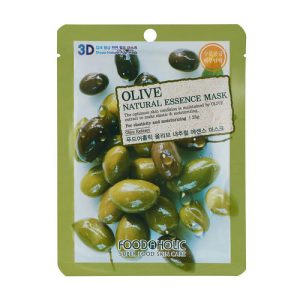 FOODAHOLIC, 3D маска для лица с экстрактом оливы Natural Essence Mask #Olive, 23 гр