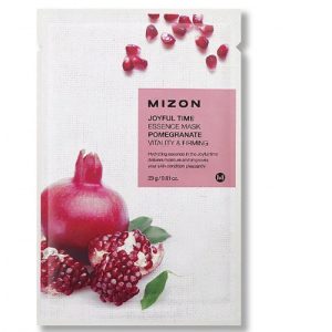 MIZON, Тканевая маска для лица с экстрактом гранатового сока Joyful Time Essence Mask Pomegranate, 1 шт