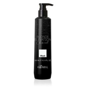 KAARAL, Черная угольная тонирующая маска для волос Blonde Elevation Charcoal Mask, 300 мл