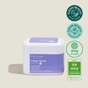 Mary&May Тканевые маски Collagen Peptide Vital Mask (30шт)