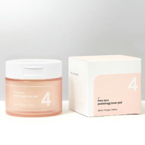 NUMBUZIN Тонер-пэды No.4 Pore Zero Peeled Egg Toner Pad (190мл * 70шт )