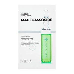 Missha Успокаивающая маска Mascure Rescue solution тканевая маска