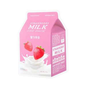 A'PIEU Молочная маска с экстрактом клубники Milk One Pack Strawberry Milk