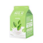 A'PIEU Молочная маска с экстрактом зеленого чая Milk One Pack Greentea Milk