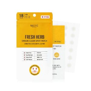 Nacific Патчи из воспоминаний Fresh Herb Origin Clear Spot Patch 18шт (10мм*9/12мм*9)