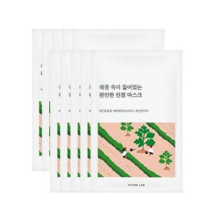 ROUND LAB Маски с экстрактом полыни Mugwort Calming Mask (10шт)