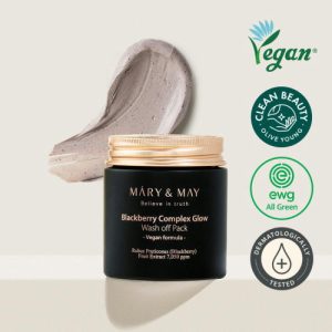 Mary&May Смываемая маска с ягодным комлексом Blackberry Complex Glow Washoff Pack 125гр