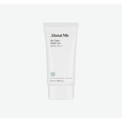 ABOUT ME Веганский солнцезащитный Be Clean Relief Sun SPF50+ PA++++