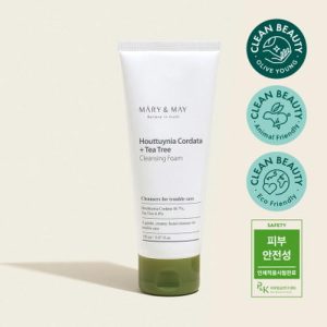 Mary & May Пенка с гуттунией и чайным деревом Houttuynia Cordata + Tea Tree Cleansing Foam 150мл