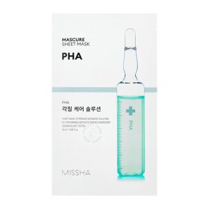 Missha Отшелушивающая маска Mascure Peeling solution тканевая маска
