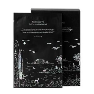 Pyunkang Yul Тканевые маски с чёрным чаем Black Tea Revitalizing Mask Pack 10шт